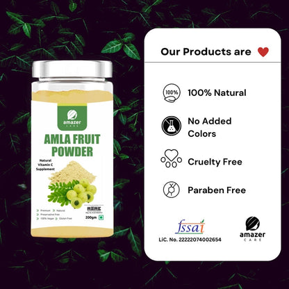 AmazerCare Beetroot + Moringa + Amla Powder - Great Immune Booster Combo, Pure & Natural For Eating & Drink, Jar Packing, Superfood, (Dehydrated, 200+100+200gm each) Full of Nutrients